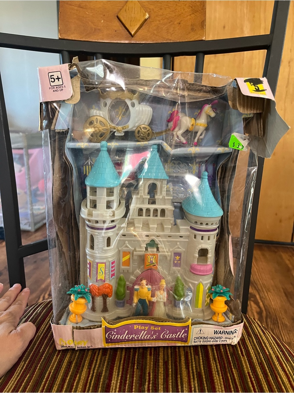 2005 Cinderella's Castle Playset - Blue & White Kids Toy